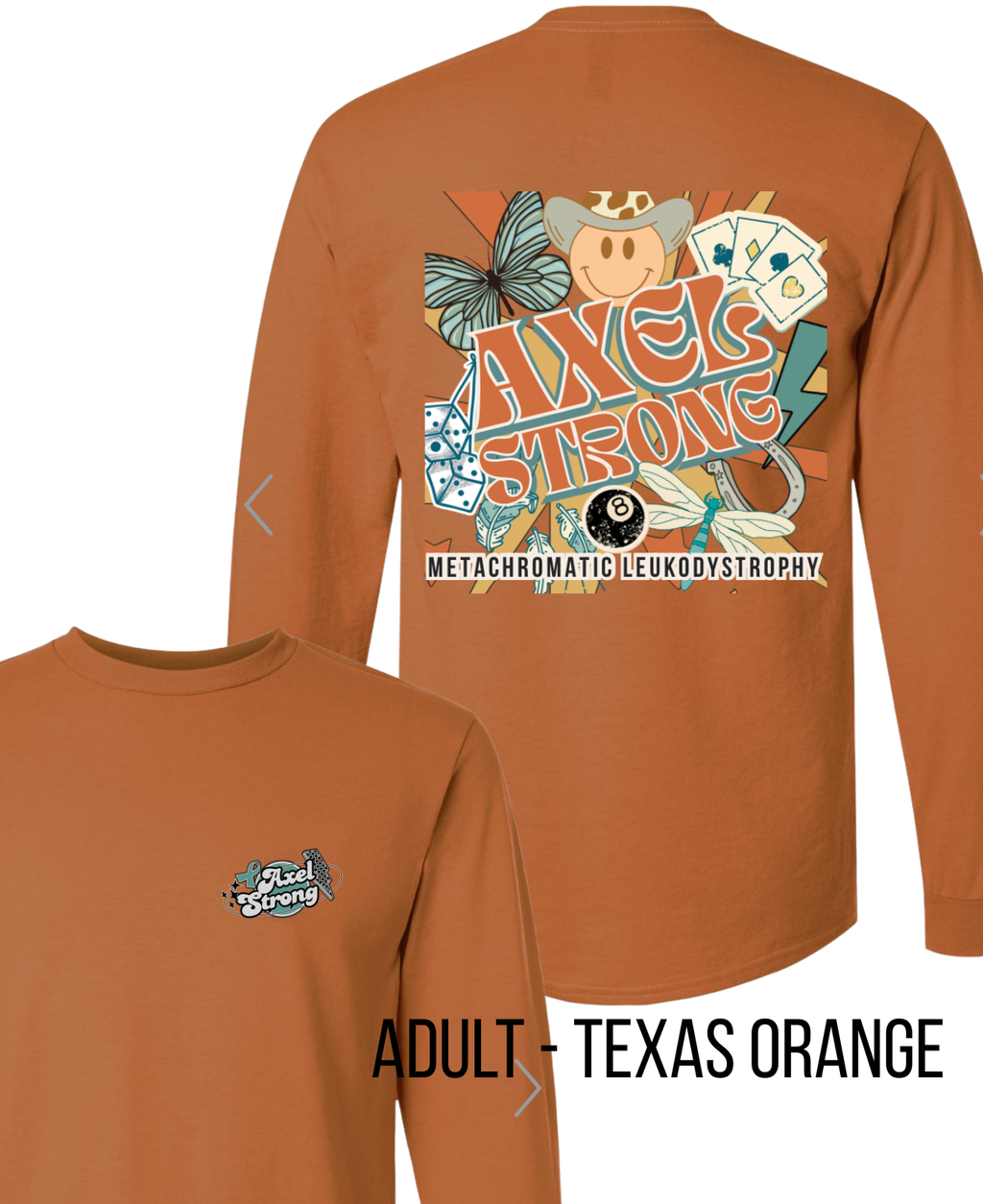 Adult AxelStrong Forever 8 Long Sleeve Shirt