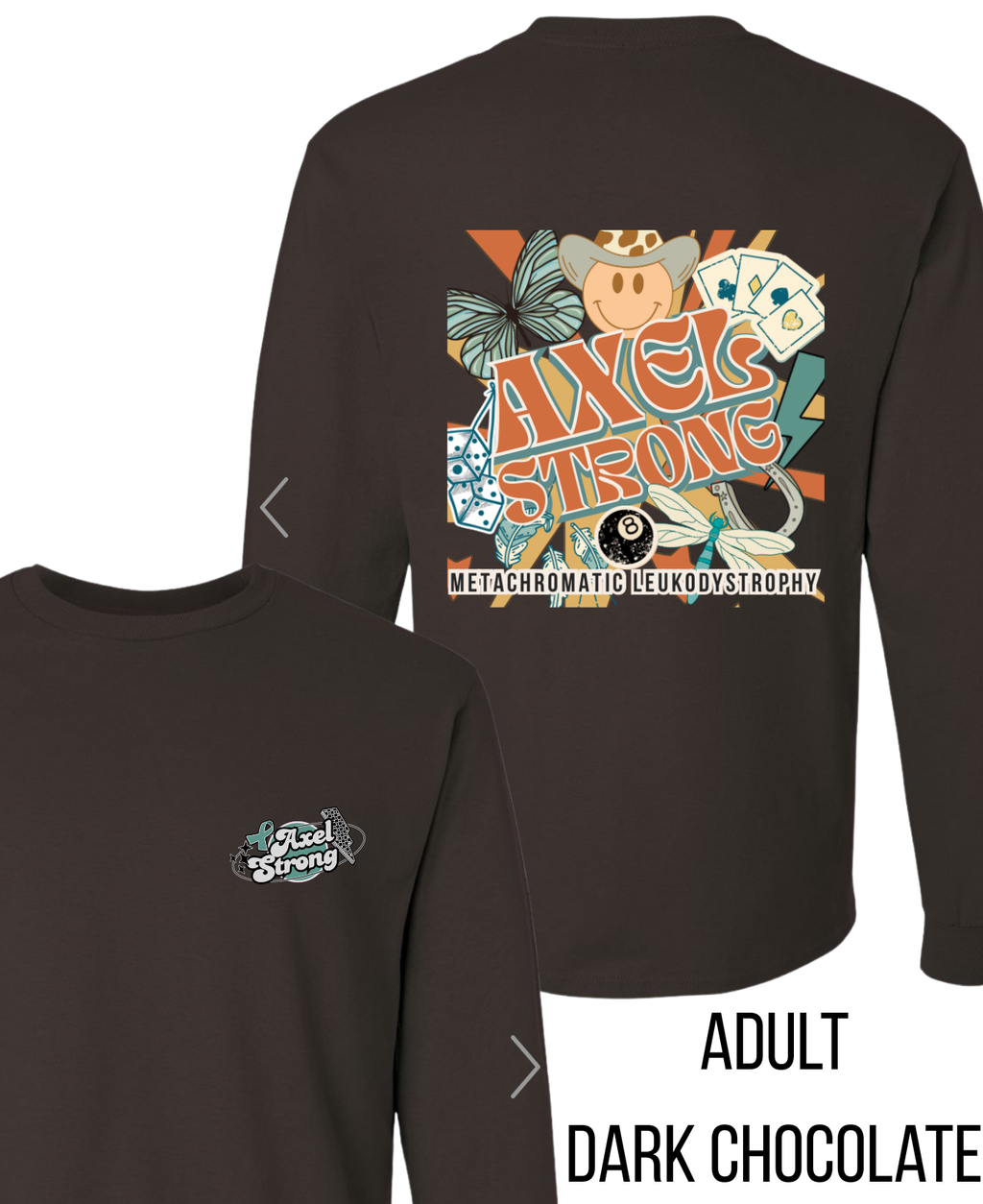 Adult AxelStrong Forever 8 Long Sleeve Shirt