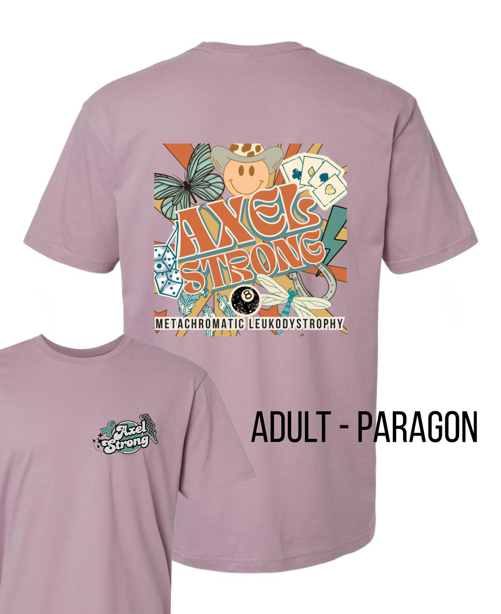 Adult AxelStrong Forever 8 Short Sleeve T-Shirt