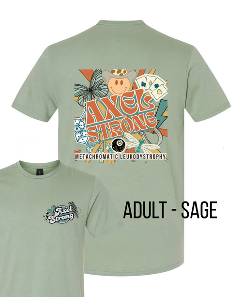 Adult AxelStrong Forever 8 Short Sleeve T-Shirt