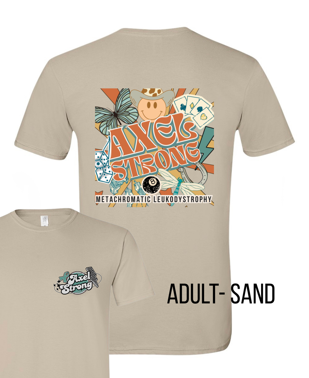 Adult AxelStrong Forever 8 Short Sleeve T-Shirt