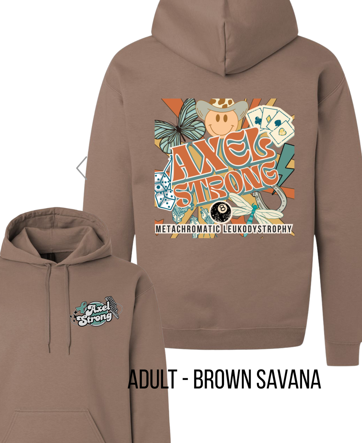 Adult AxelStrong Forever 8 Hooded Sweatshirt